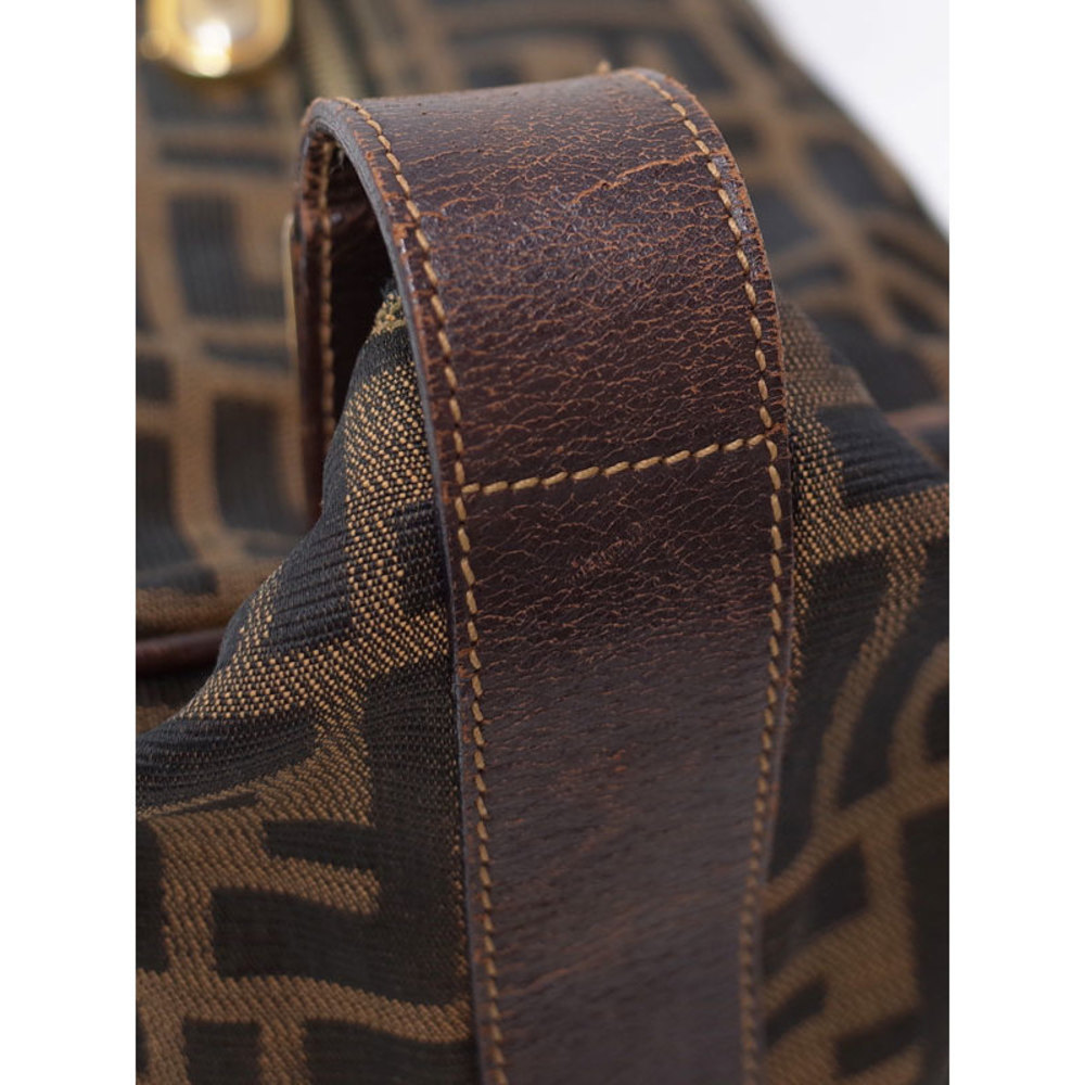 Fendi Handbag Pattern Brown Zucca - image 4